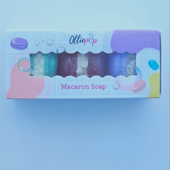 olliepop Other - OlliePop macaroni soap 3 piece gift set